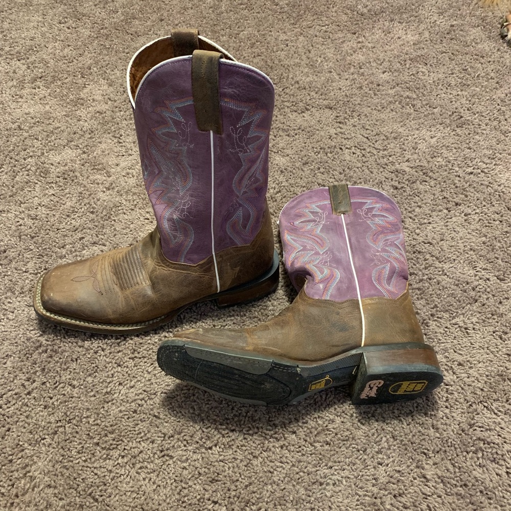 Purple boots